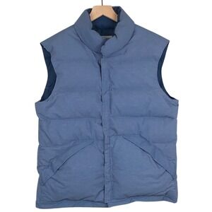 VTG HOLUBAR Mountaineering Puffer Snap Vest Men's L Blue Sew It Yourself Kit